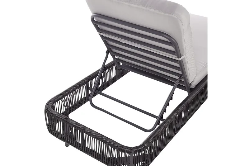 Solstol Osini - Grå, svart - Utemöbler & utemiljö - Utestol & trädgårdsstol - Solsäng & solvagn