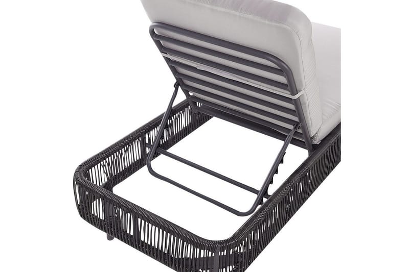 Solstol Osini - Grå, svart - Utemöbler & utemiljö - Utestol & trädgårdsstol - Solsäng & solvagn
