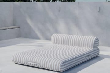 Solstol Redang Utomhus - Beige och vita ränder - Utemöbler & utemiljö - Loungemöbler - Solbädd
