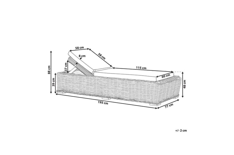 Solstol Palese - Utemöbler & utemiljö - Loungemöbler - Solbädd