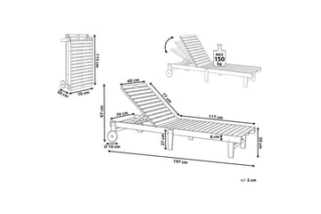 Solstol Pietralunga - Utemöbler & utemiljö - Utestol & trädgårdsstol - Solsäng & solvagn