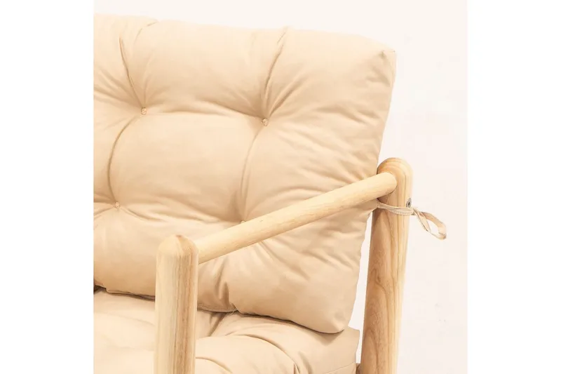 Trädgård 1-sitssoffa Hue Grädde - Grädde - Utemöbler & utemiljö - Loungemöbler - Loungesoffor