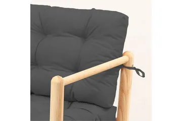 Trädgård 2-sitssoffa Hue Antracit - Antracit - Utemöbler & utemiljö - Loungemöbler - Loungesoffor