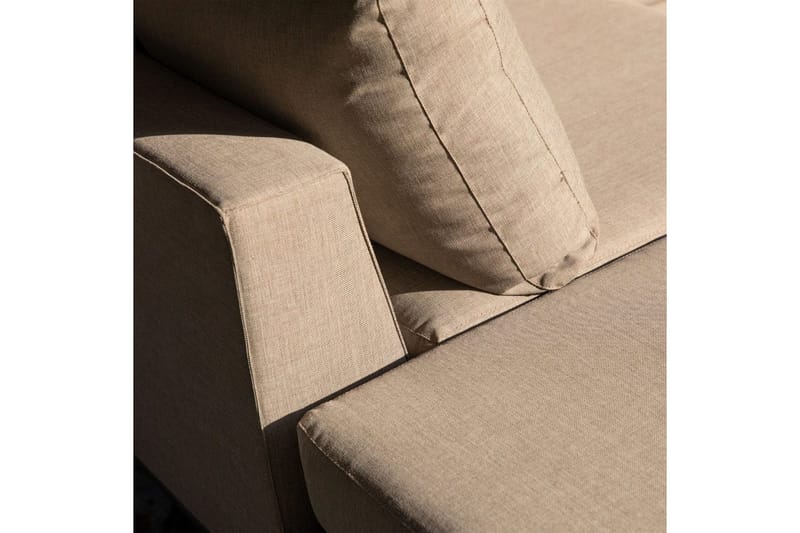 Trädgårdsloungeset Sicilien - Taupe, Vänster - Utemöbler & utemiljö - Loungemöbler - Loungesoffor