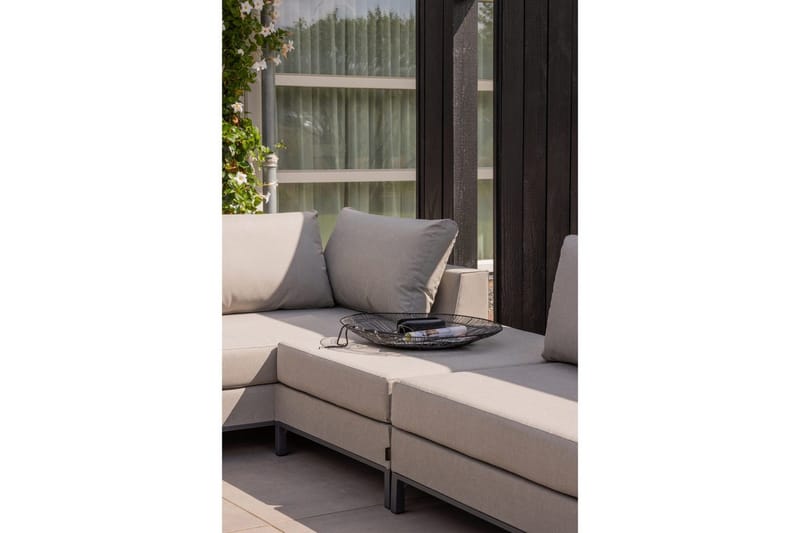 Trädgårdsloungeset Sicilien - Taupe, Vänster - Utemöbler & utemiljö - Loungemöbler - Loungesoffor