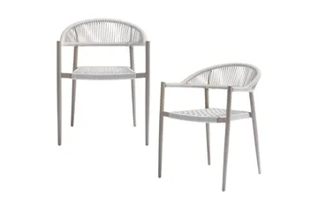 Trädgårdsstol Gul Set om 2 - Utemöbler & utemiljö - Loungemöbler - Loungestol utomhus