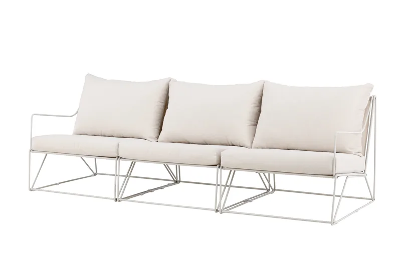 Usteryd 3 sits Loungesoffa - Beige - Utemöbler & utemiljö - Loungemöbler - Loungesoffor