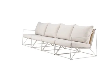 Usteryd 4 sits Loungesoffa - Beige - Utemöbler & utemiljö - Loungemöbler - Loungesoffor