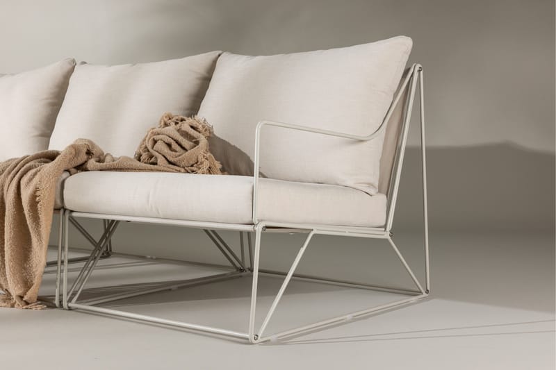 Usteryd 4 sits Loungesoffa - Beige - Utemöbler & utemiljö - Loungemöbler - Loungesoffor