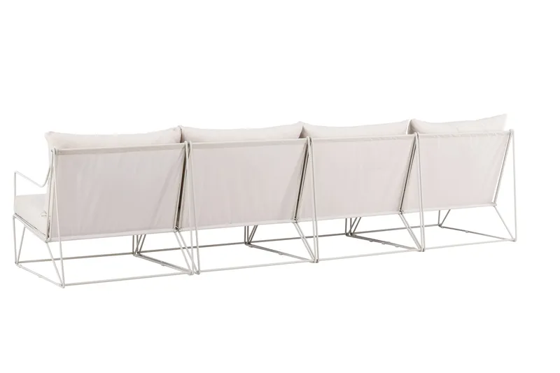 Usteryd 4 sits Loungesoffa - Beige - Utemöbler & utemiljö - Loungemöbler - Loungesoffor