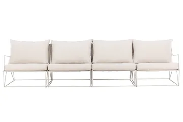 Usteryd 4 sits Loungesoffa - Beige - Utemöbler & utemiljö - Loungemöbler - Loungesoffor