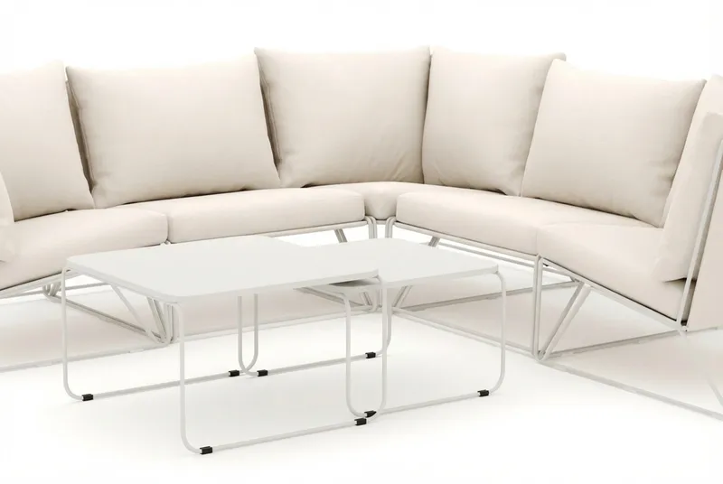 Usteryd utomhus hörnsoffa 5-sits vändbar - Beige/Striped - Utemöbler & utemiljö - Loungemöbler - Loungeset & loungegrupp