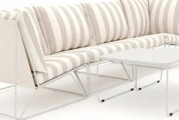Usteryd utomhus rak 4-sits soffa - Beige/Striped - Utemöbler & utemiljö - Loungemöbler - Loungesoffor