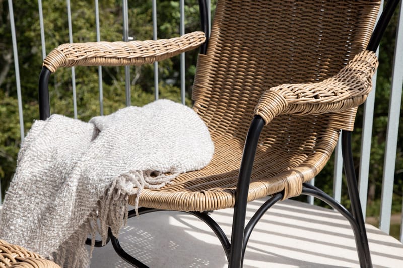 Loreto Utefåtölj - Svart - Utemöbler & utemiljö - Utestol & trädgårdsstol - Utefåtölj & loungefåtölj