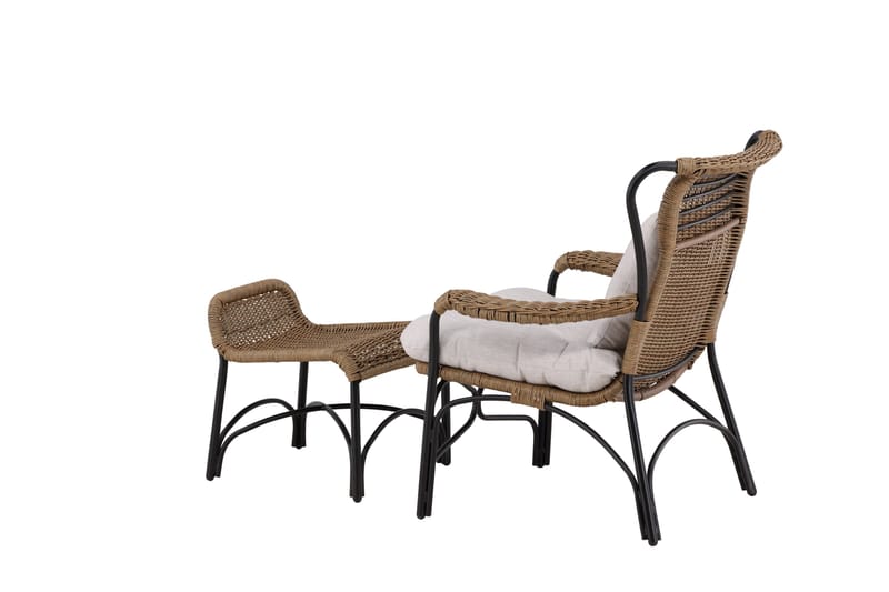 Loreto Utefåtölj - Svart - Utemöbler & utemiljö - Utestol & trädgårdsstol - Utefåtölj & loungefåtölj