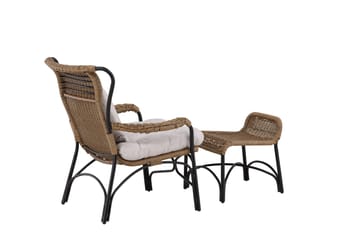 Loreto Utefåtölj - Svart - Utemöbler & utemiljö - Utestol & trädgårdsstol - Utefåtölj & loungefåtölj