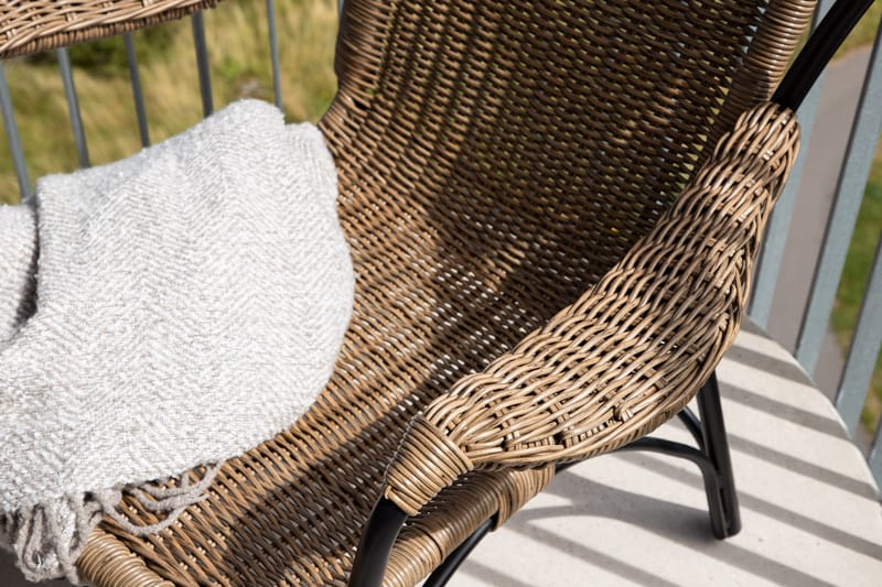 Loreto Utefåtölj - Svart - Utemöbler & utemiljö - Utestol & trädgårdsstol - Utefåtölj & loungefåtölj