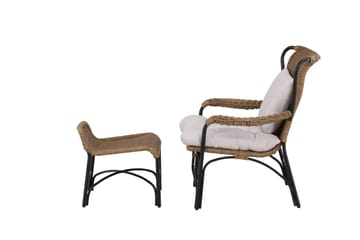 Loreto Utefåtölj - Svart - Utemöbler & utemiljö - Utestol & trädgårdsstol - Utefåtölj & loungefåtölj