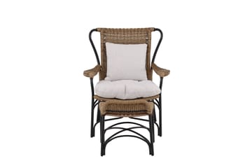 Loreto Utefåtölj - Svart - Utemöbler & utemiljö - Utestol & trädgårdsstol - Utefåtölj & loungefåtölj