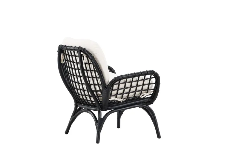 Moana Utefåtölj - Svart - Utemöbler & utemiljö - Utestol & trädgårdsstol - Utefåtölj & loungefåtölj