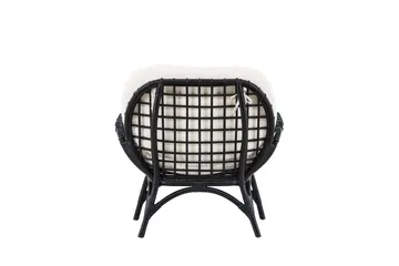 Moana Utefåtölj - Svart - Utemöbler & utemiljö - Utestol & trädgårdsstol - Utefåtölj & loungefåtölj