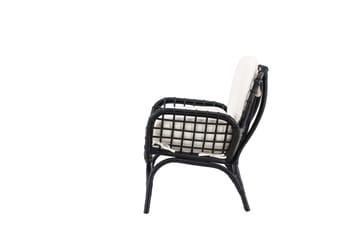 Moana Utefåtölj - Svart - Utemöbler & utemiljö - Utestol & trädgårdsstol - Utefåtölj & loungefåtölj