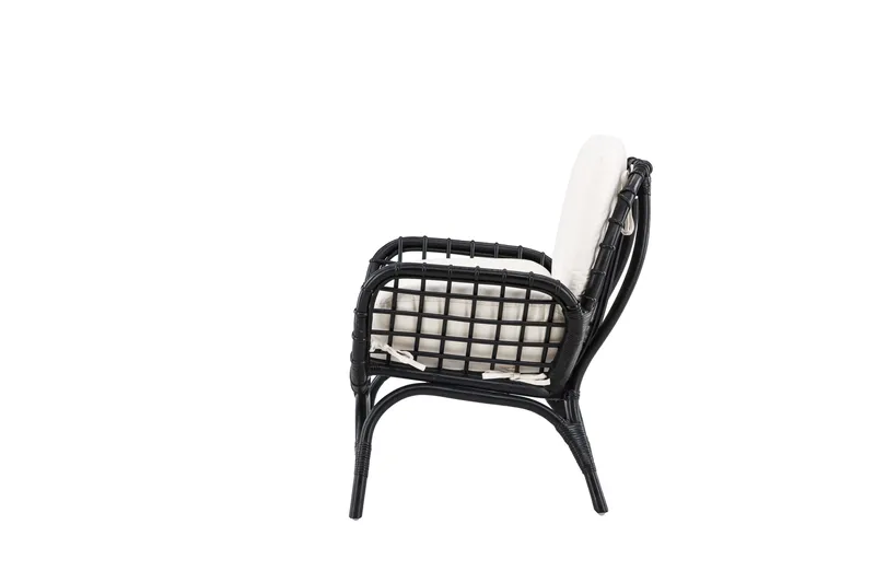 Moana Utefåtölj - Svart - Utemöbler & utemiljö - Utestol & trädgårdsstol - Utefåtölj & loungefåtölj