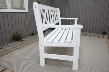 Utomhussoffa Europe 3-sits - Vit - Utemöbler & utemiljö - Utesoffa - Trädgårdsbänk & utebänk