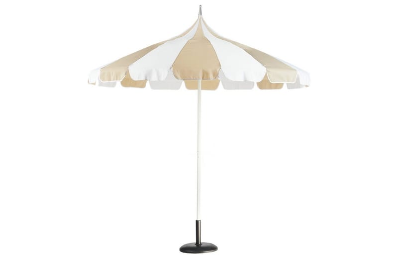 Balkongparasoll Minoa Beige/vit - Beige/vit - Utemöbler & utemiljö - Solskydd - Balkongskydd