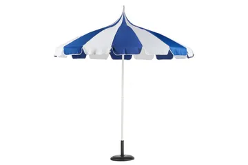 Balkongparasoll Minoa Blå/Vit - Blå/Vit - Utemöbler & utemiljö - Solskydd - Balkongskydd