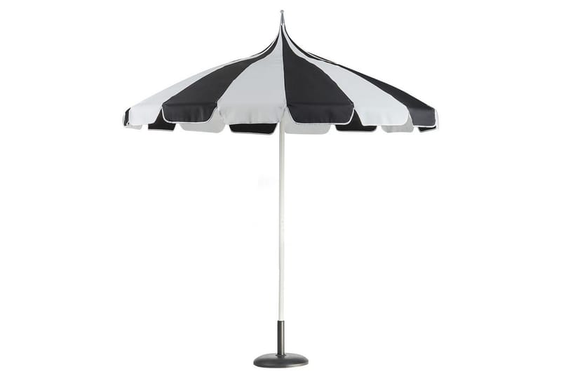 Balkongparasoll Minoa Svart/Vit - Svart/Vit - Utemöbler & utemiljö - Solskydd - Balkongskydd