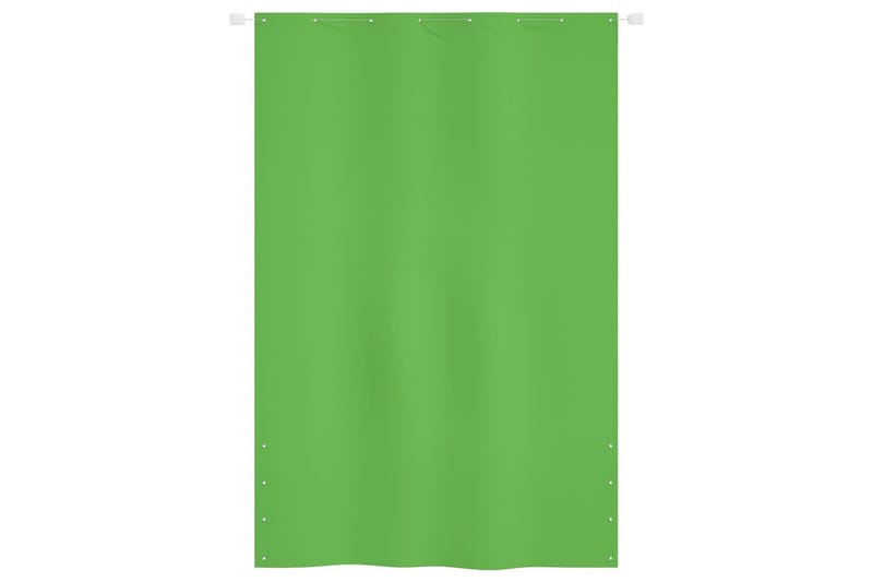 Balkongskärm ljusgrön 160x240 cm oxfordtyg - Ljusgrön - Balkongskydd