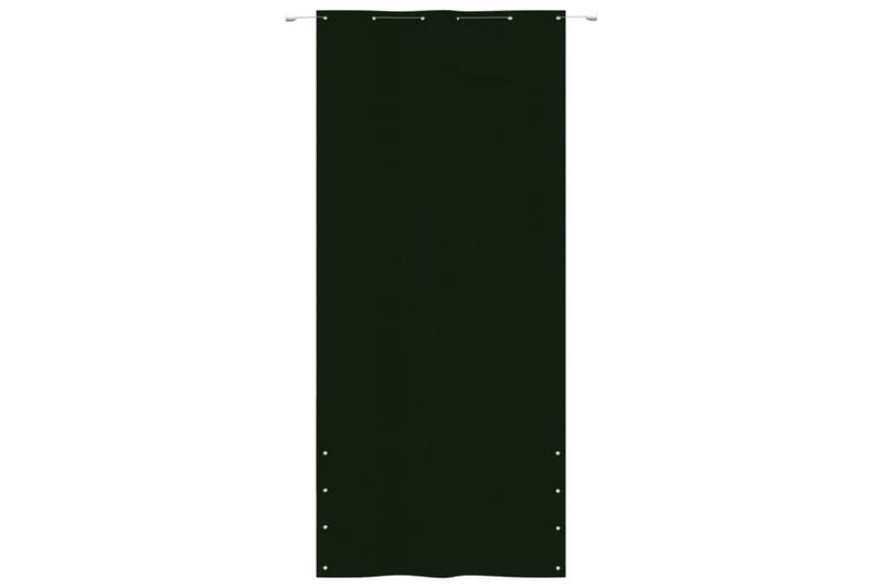 Balkongskärm mörkgrön 120x240 cm oxfordtyg - Mörkgrön - Balkongskydd