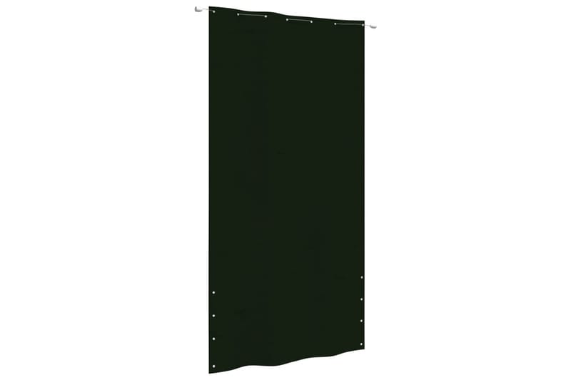 Balkongskärm mörkgrön 140x240 cm oxfordtyg - Mörkgrön - Balkongskydd