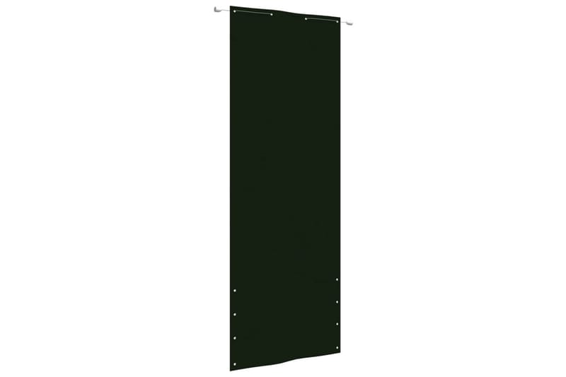 Balkongskärm mörkgrön 80x240 cm oxfordtyg - Mörkgrön - Balkongskydd