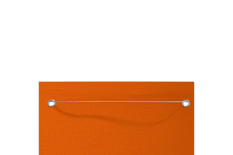 Balkongskärm orange 120x240 cm oxfordtyg - Orange - Balkongskydd
