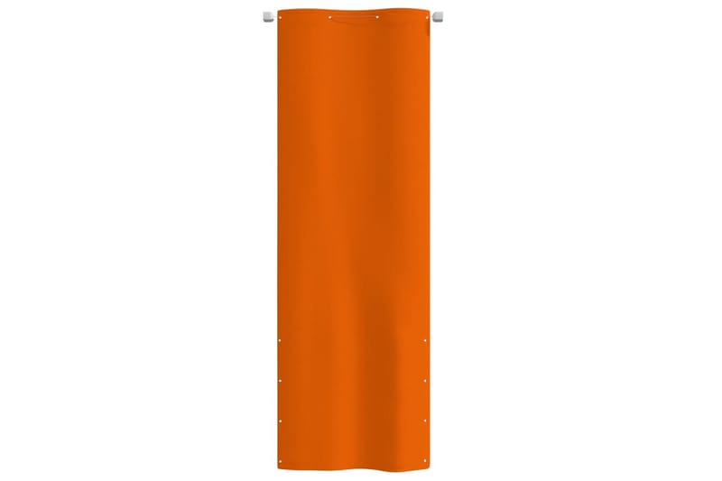 Balkongskärm orange 80x240 cm oxfordtyg - Orange - Balkongskydd