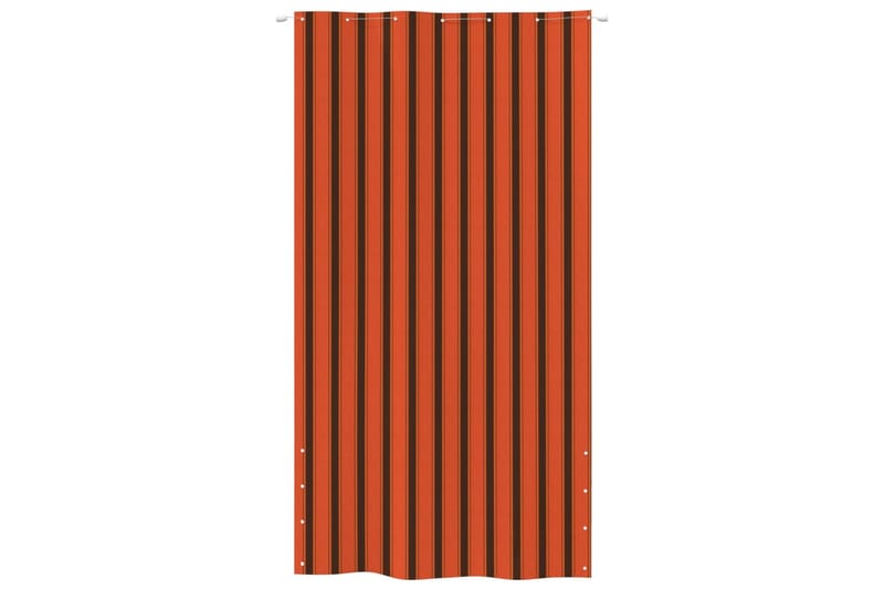 Balkongskärm orange och brun 140x240 cm oxfordtyg - Orange/brun - Balkongskydd