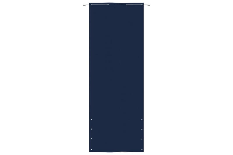 Balkongskärm blå 80x240 cm oxfordtyg - Blå - Balkongskydd