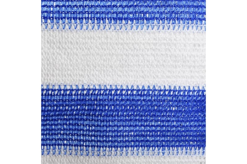 Balkongskärm blå och vit 120x300 cm HDPE - Flerfärgad - Balkongskydd
