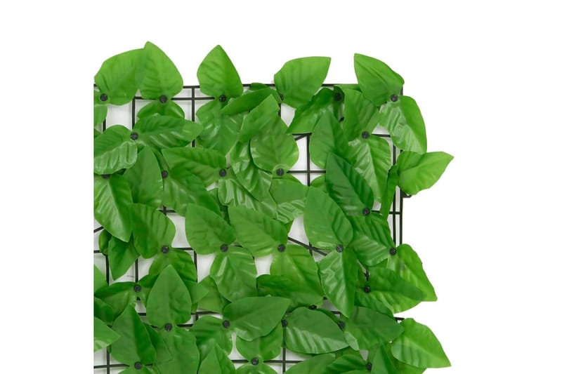 Balkongskärm gröna blad 400x100 cm - Grön - Balkongskydd