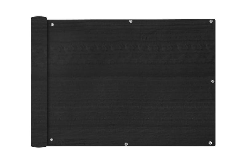Balkongskärm HDPE 75x600 cm antracit - Balkongskydd