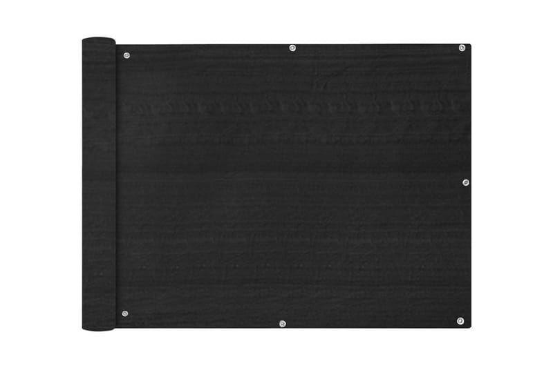Balkongskärm HDPE 90x600 cm antracit - Grå - Balkongskydd