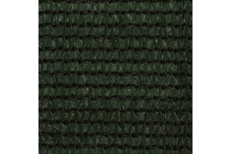 Balkongskärm mörkgrön 75x400 cm HDPE - Mörkgrön - Balkongskydd