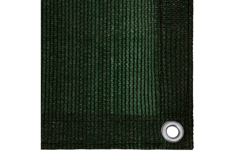 Balkongskärm mörkgrön 75x600 cm HDPE - Mörkgrön - Balkongskydd