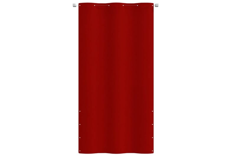 Balkongskärm röd 120x240 cm oxfordtyg - Röd - Balkongskydd