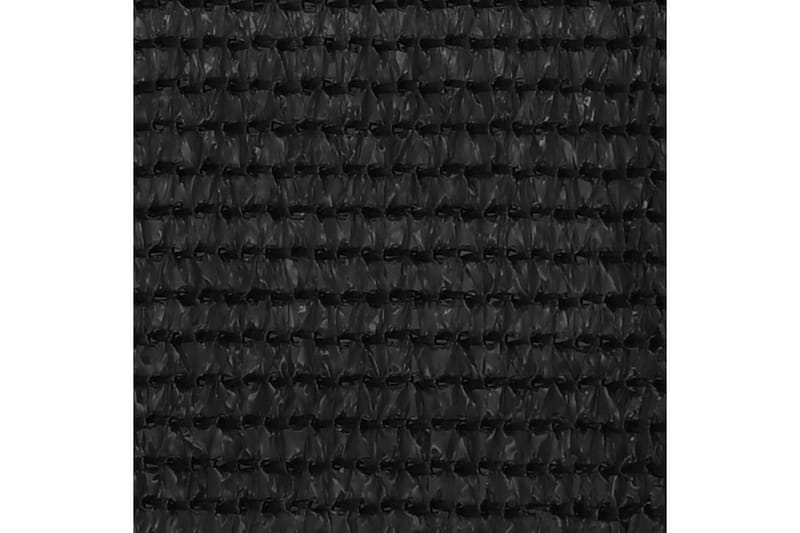 Balkongskärm svart 120x600 cm HDPE - Svart - Balkongskydd