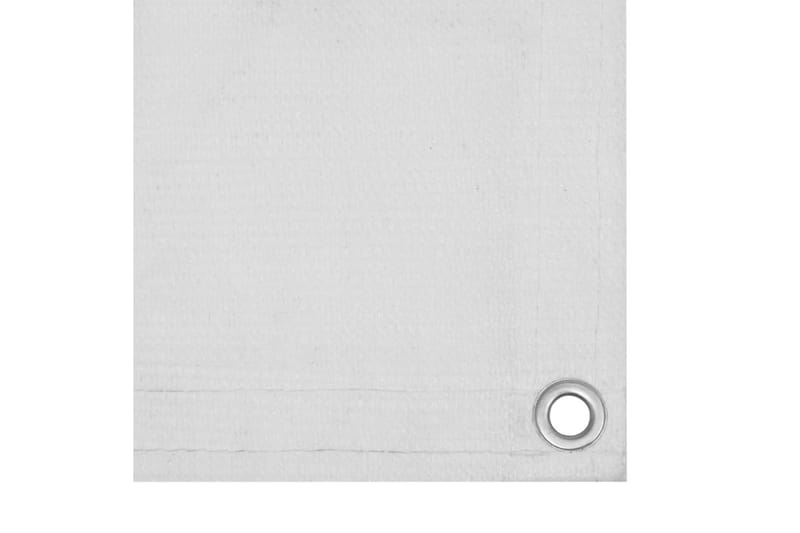 Balkongskärm vit 90x300 cm HDPE - Vit - Balkongskydd