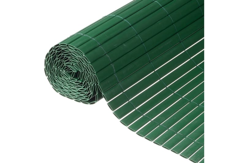 Nature Dubbelsidigt insynsskydd PVC 1,5x3m grön - Grön - Balkongskydd