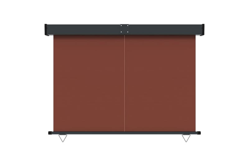 Balkongmarkis 140x250 cm brun - Brun - Sidomarkis - Markiser